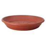 Saucer, Terracotta, 9.5"x2" - Image 1