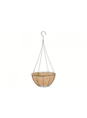 Grower Hanging Basket w/Coco 16"