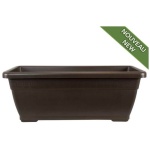Ducale Balcony Pot 39" Anthrac - Image 1