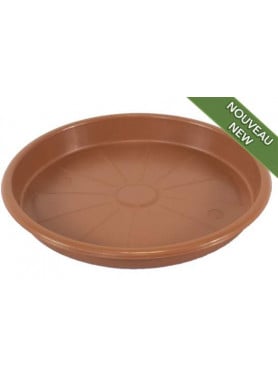 Idel Saucer Plastic Terracotta 6"
