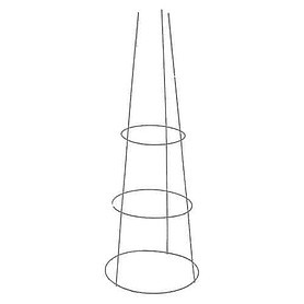 Peony Cage 30" x 18", (2-Rings