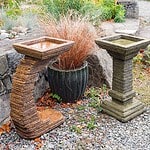Dry Stack Birdbath -Kobe-Western Slate - Image 1