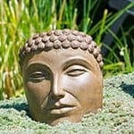 Small Budda Face-Western Slate - Image 1