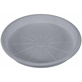 Idel Saucer Plastic Gray 7"