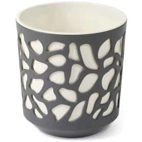 Pot Duet grey and Cream 11"