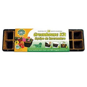 16 Coconut Coir Pot Greenhouse