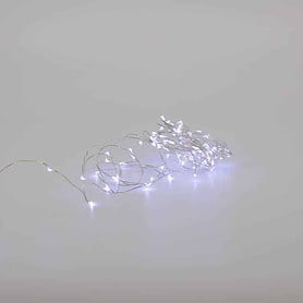 BATT LIGHT 100 LED COLD WH 33'