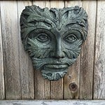 Hanging Greenman Face-York Stone - Image 1