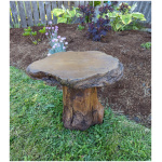 Live Edge Stool -Western Slate - Image 1