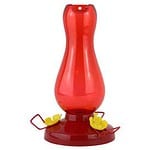 Ruby Red Plastic Hummingbird F - Image 1