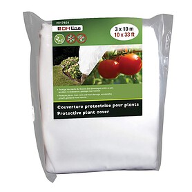 Floating cover nonwoven white