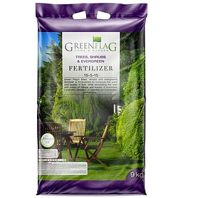 Green Flag 15-5-15 Tree Shrub Evergreen 9kg