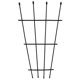 Trellis Black Metal-Plastic Adjustable 48"