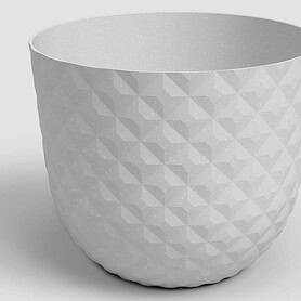Havana Planter Limestone Grey 20cm