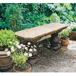 Classic Garden Bench - Ancient Stone - Image 1