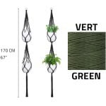 Macrame Plant Hanger- Double - Image 1
