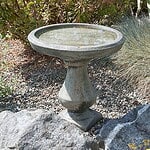 Rotondo Birdbath, Ancient Stone - Image 1