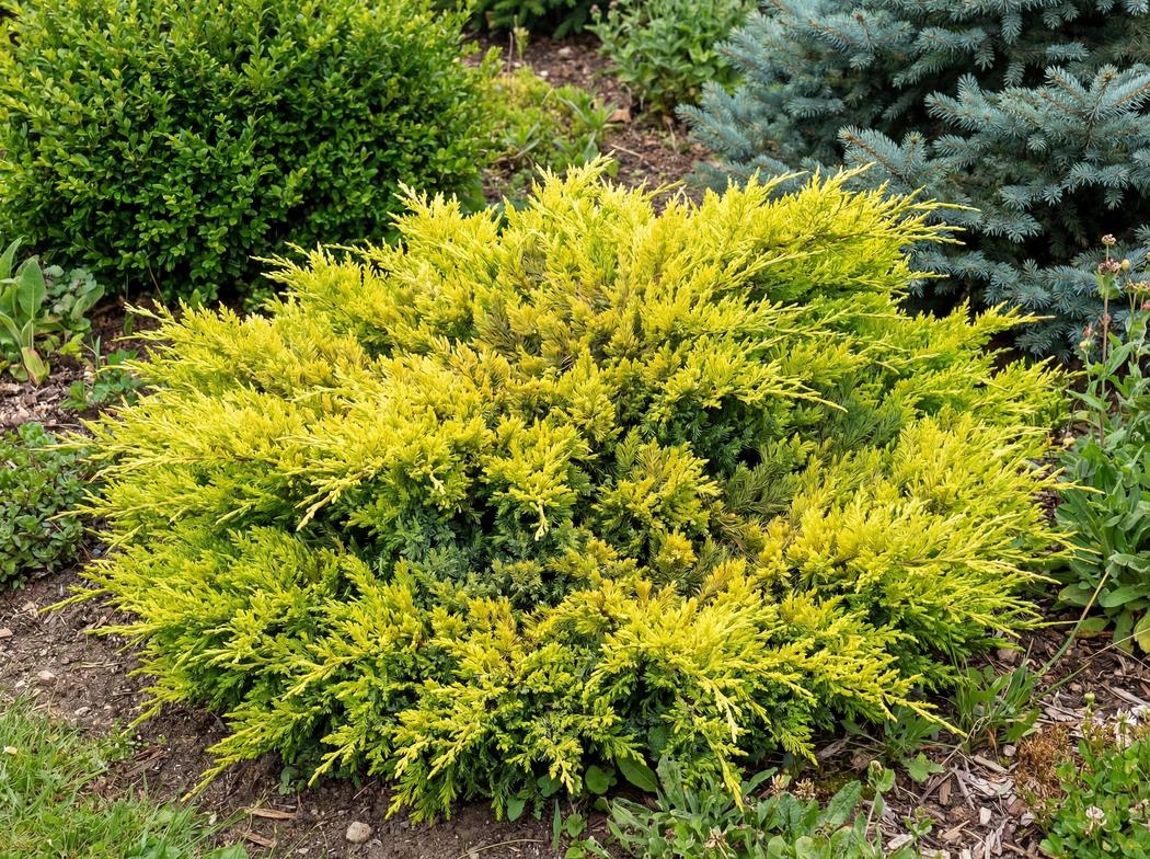 Juniperus horizontalis 'Limeglow'