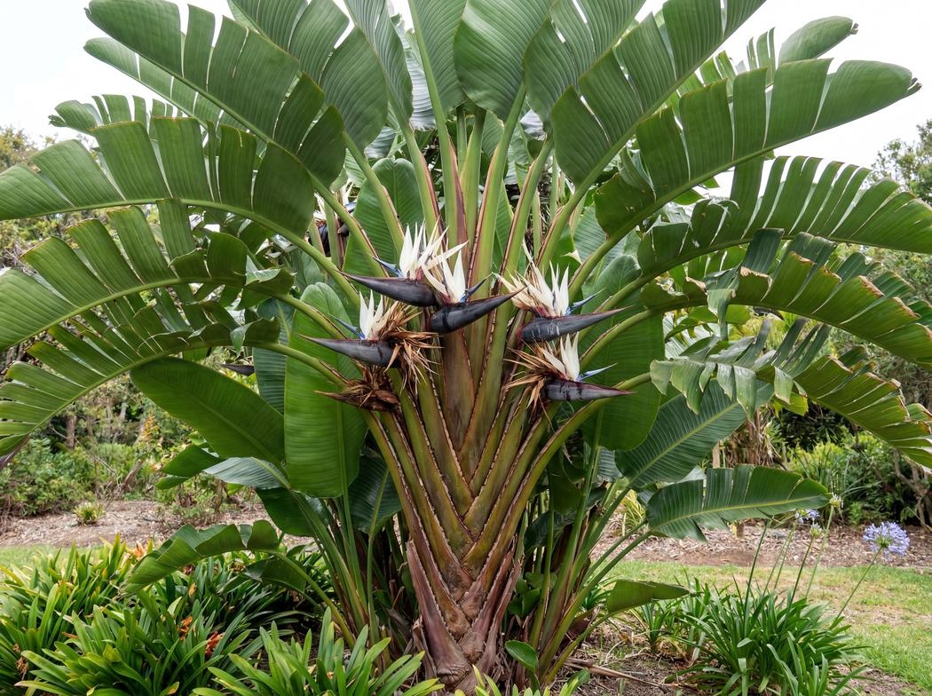 Strelitzia Nicolai White Bird