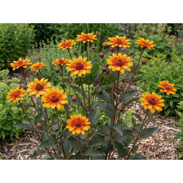 Heliopsis helianthoides var. scabra Burning Hearts