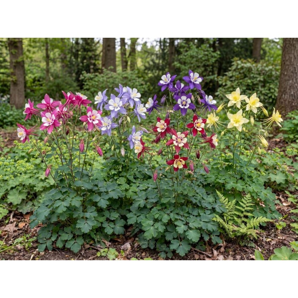 Aquilegia caerulea Kirigami Mix