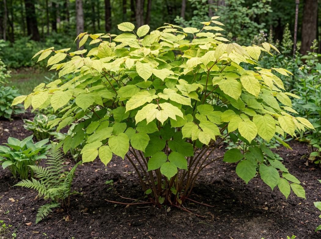 Aralia cordata Sun King