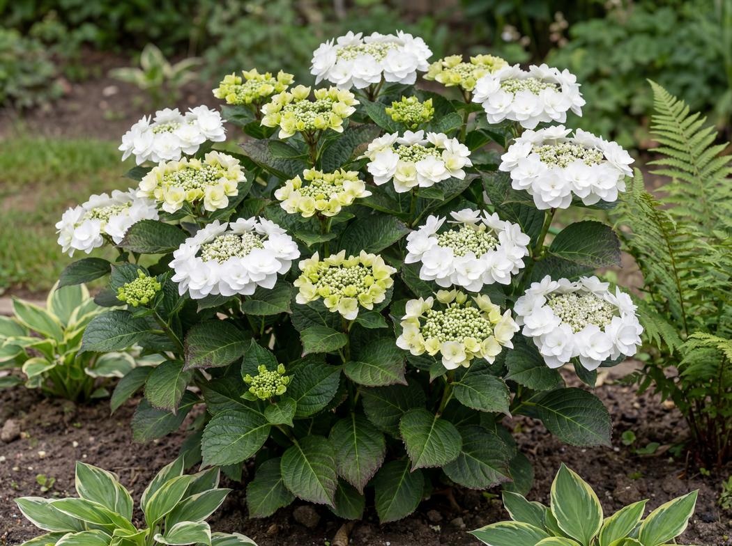 Hydrangea macrophylla Dancing Snow