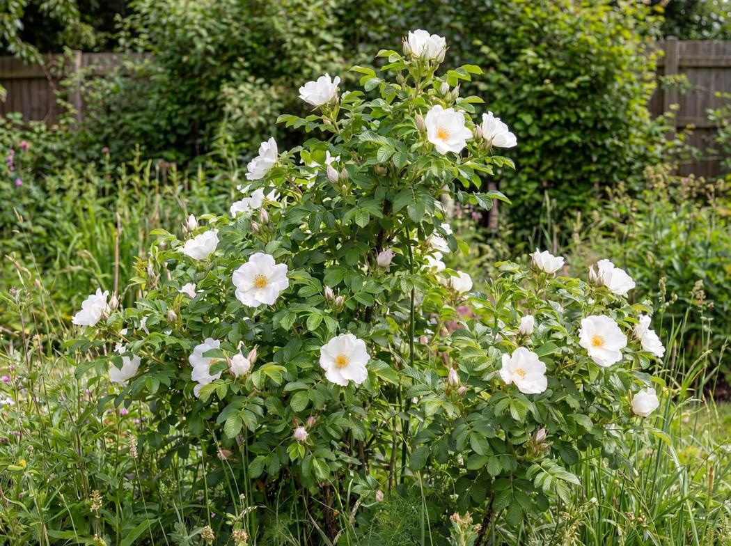 Rosa rugosa Alba