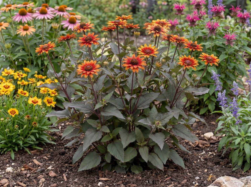 Heliopsis helianthoides var. scabra Luna Roja