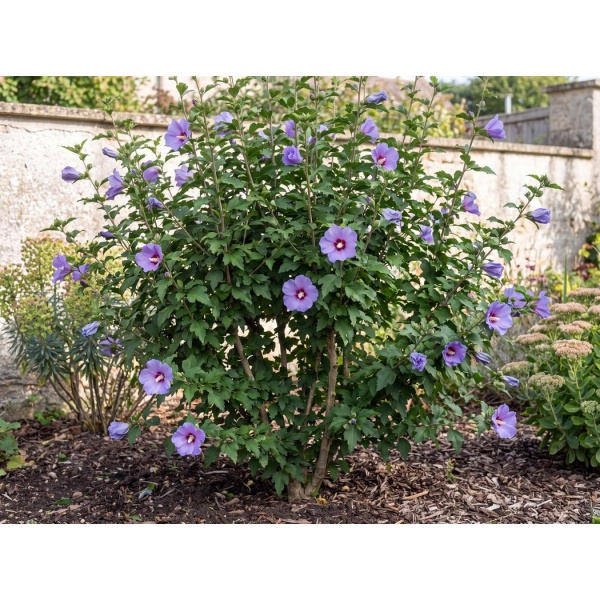 Hibiscus syriacus Oiseau Bleu