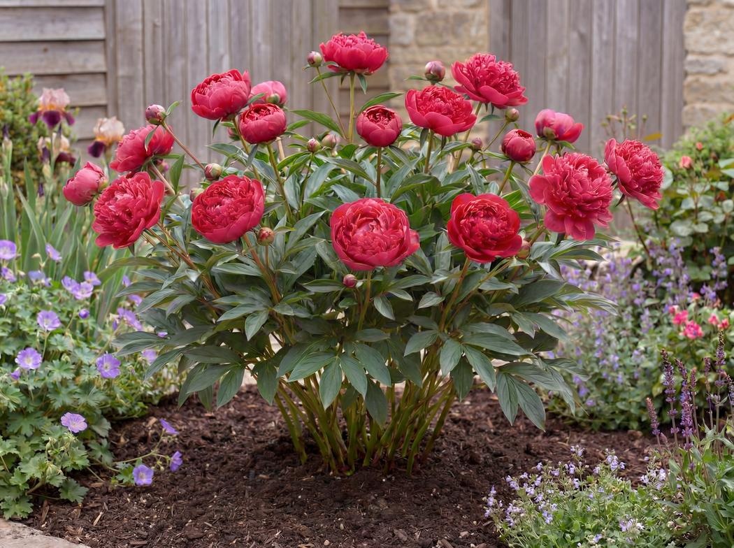 Paeonia lactiflora Kansas