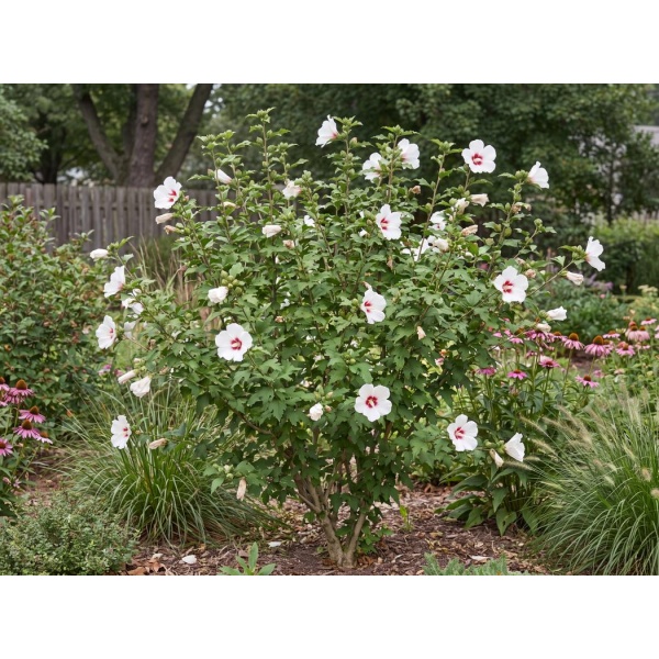 Hibiscus syriacus Red Heart