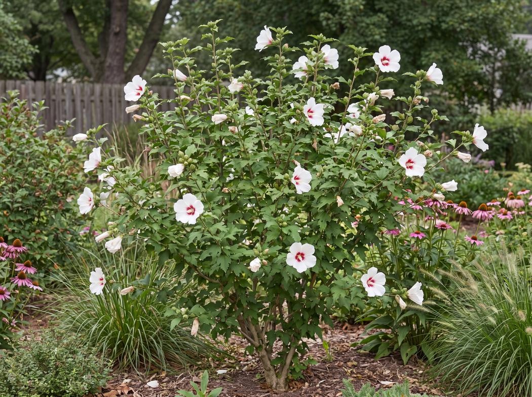 Hibiscus syriacus Red Heart