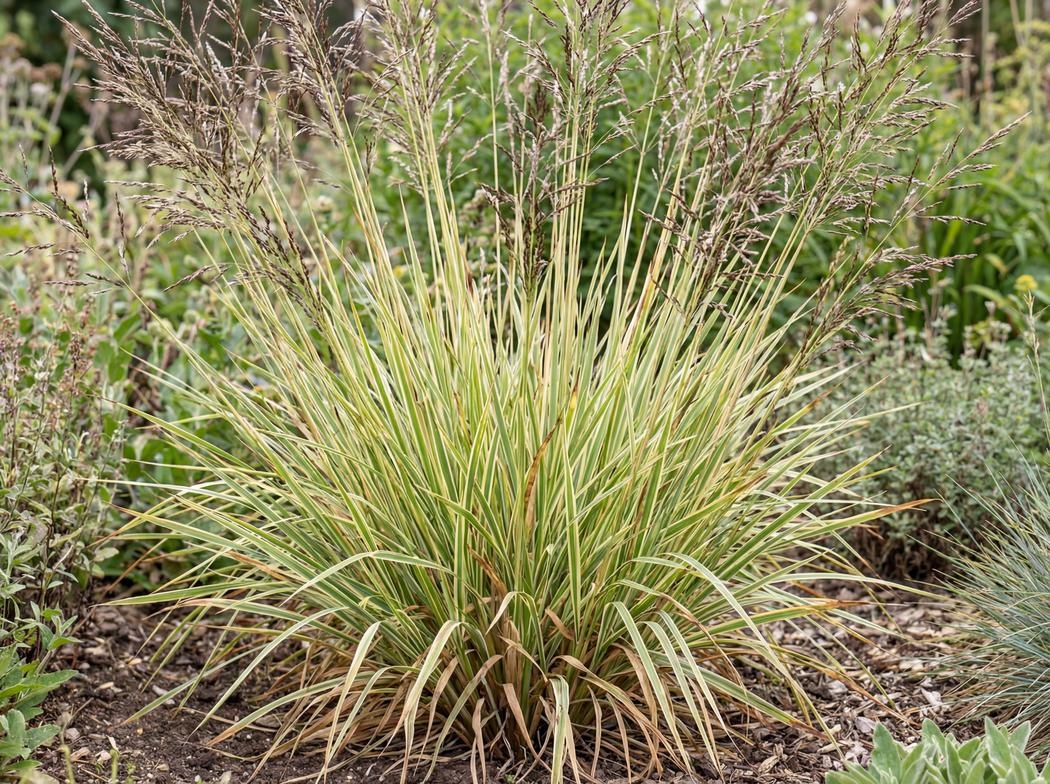 Molinia caerulea subsp. caerulea Variegata
